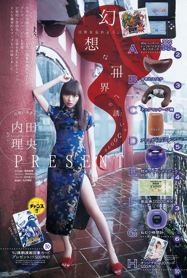 Rio Uchida Marin Makino Risa Watanabe [Weekly Young Jump] 2016 No.20 Photograph