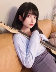 [Net Red COSER Photo] COS Welfare rioko Ryoko - Guitar Sister Lace-Up Skirt