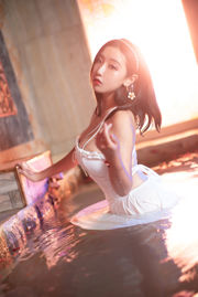 [Net Red COSER Photo]애니 블로거 Mu Ling Mu0 - Hot Spring Reflection