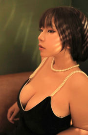 [Foto selebriti internet COSER] Blogger anime Mu Ling Mu0 - selempang hitam gaya Hong Kong