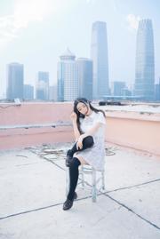 [Косплей] Аниме-блогер Mu Ling Mu0 - Rooftop jk