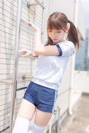 [윈드 필드] NO.045 상큼한 체육복 흰 실크 소녀