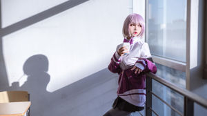 [COS 복지] 큰 눈의 귀여운 소녀 검은 고양이 OvO - Shinjo Akane