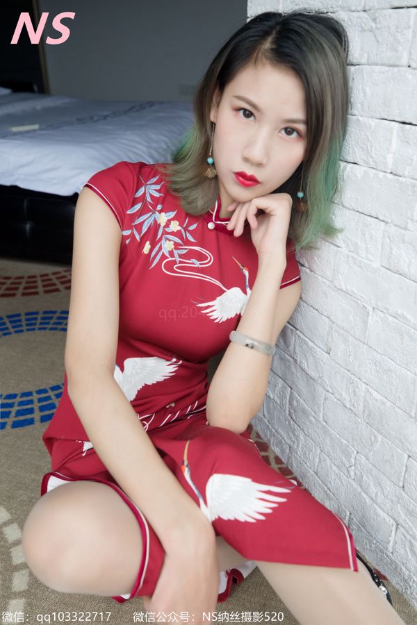 장 Ruoruo "치파오와 스타킹"[나시 사진]