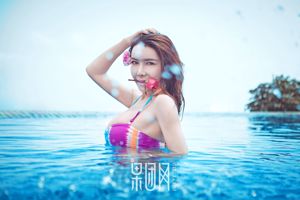 Гун Юэфэй "Сексуальная богиня №1 Китая: красивые фотографии у моря" [Girlt] №057