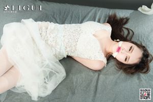 [丽柜Ligui] Model Tiantian "Lace Wedding Dress"