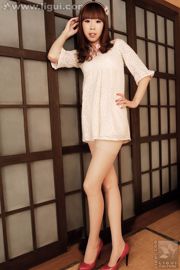 Model Vikcy "The Temptation of Japanese Style" [丽 柜 LiGui] Gambar Foto Kaki Cantik dan Kaki Giok