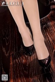 Model Amily "Stoking Daging Kaki Panjang High Heel OL Beauty" [丽 柜 LiGui] Kaki Cantik dan Kaki Giok