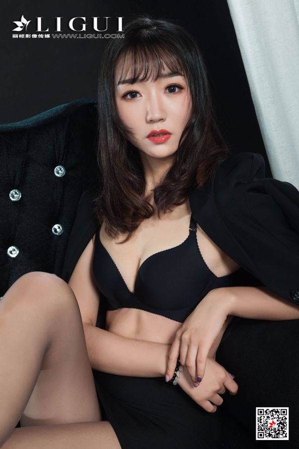 Model Xiaohan „Wieprzowina na wysokich obcasach i pięknych nogach OL” [丽 柜 LIGUI] Sieć Beauty