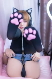 [Косплей] Douyu Rice Noodles sama - Gaming Cat