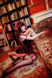 [Foto cosplay] blogger hewan peliharaan lucu ikan mas yui - Shizaki mad three black dress