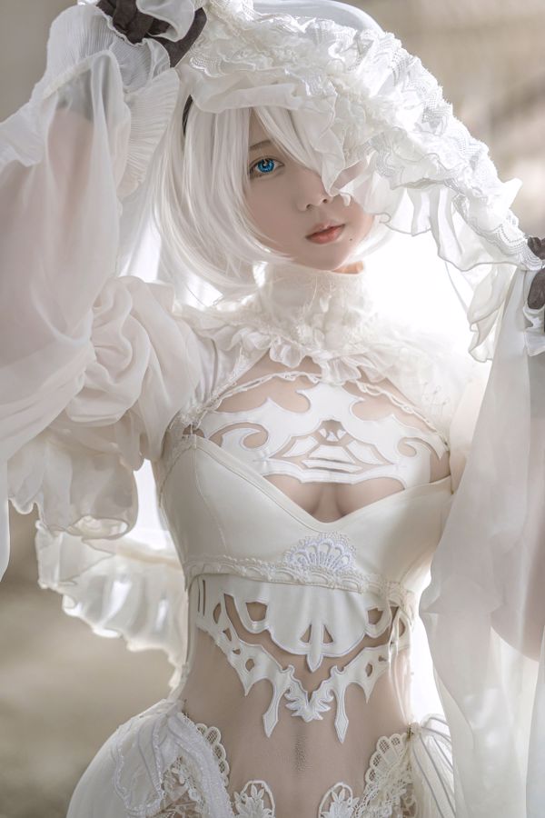 姬镜酱 《2B白色婚纱》