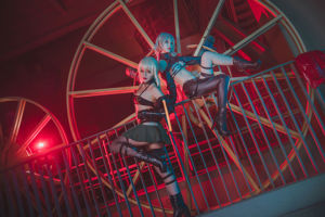 [Foto cosplay] Blogger anime Teppanyaki Ghost Dance w - Dermaga Zhongshan Black Zhen dan Black Duo