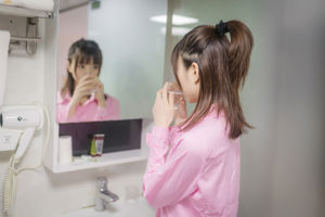 [Net Red COSER] Blogger anime Kitaro_ Kitaro - Kemeja Merah Muda