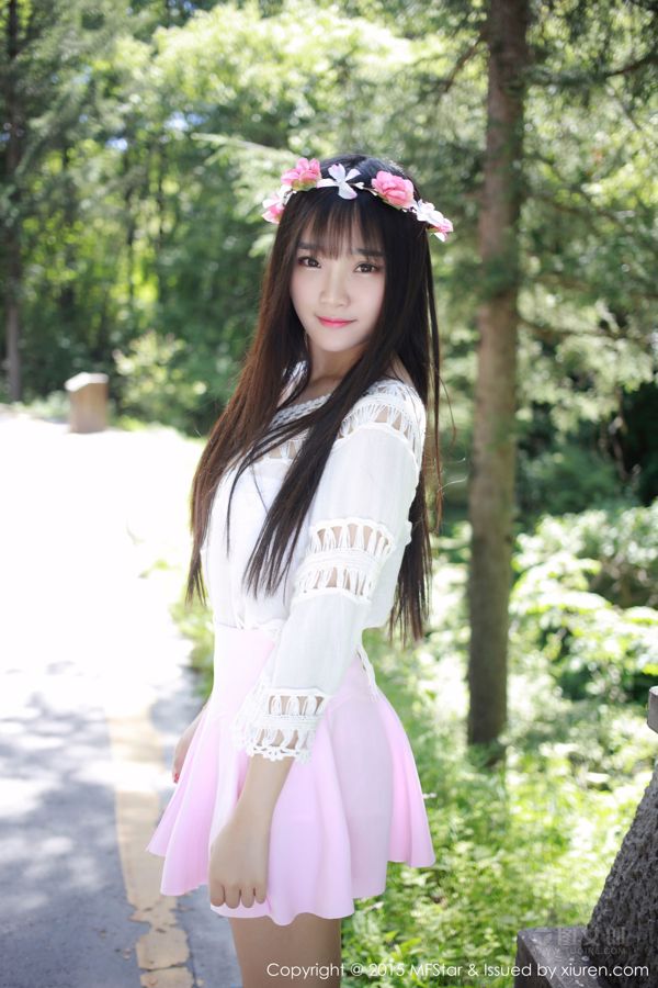 Xia Yao baby "Jiuzhaigou Travel Shooting" สิ่งล่อใจในอ่างอาบน้ำ + ถ่ายภาพกลางแจ้ง [Model Academy MFStar] Vol.015