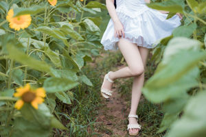 [Meow Sugar Movie] VOL.414 Shima Aoi Garden White Dress