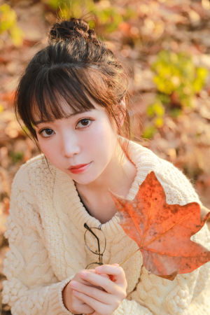 [Welfare COS] Симпатичная девушка Fushii_ Haitang - Осенняя подруга