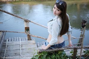 MARA-saus "Thailand Chiang Mai Travel Shoot" Denim Hotpants + Mooie Tule [MyGirl] Vol.094