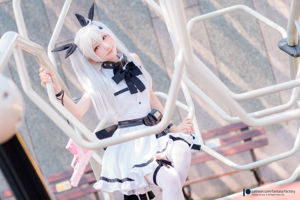 [Cosplay寫真] 小丁 《Fantasy Factory》 - 2019.11 黑白 薄紗 網襪